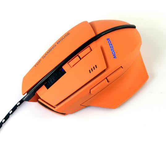 High-end professional 2400DPI 7D LED light USB wired gaming mouse